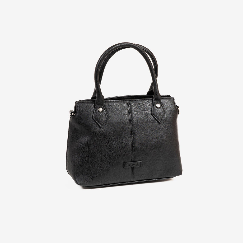 BOLSO DE MANO CON BANDOLERA, SERIE NEW CLASSIC. 28x20x11 CM - Matties Bags
