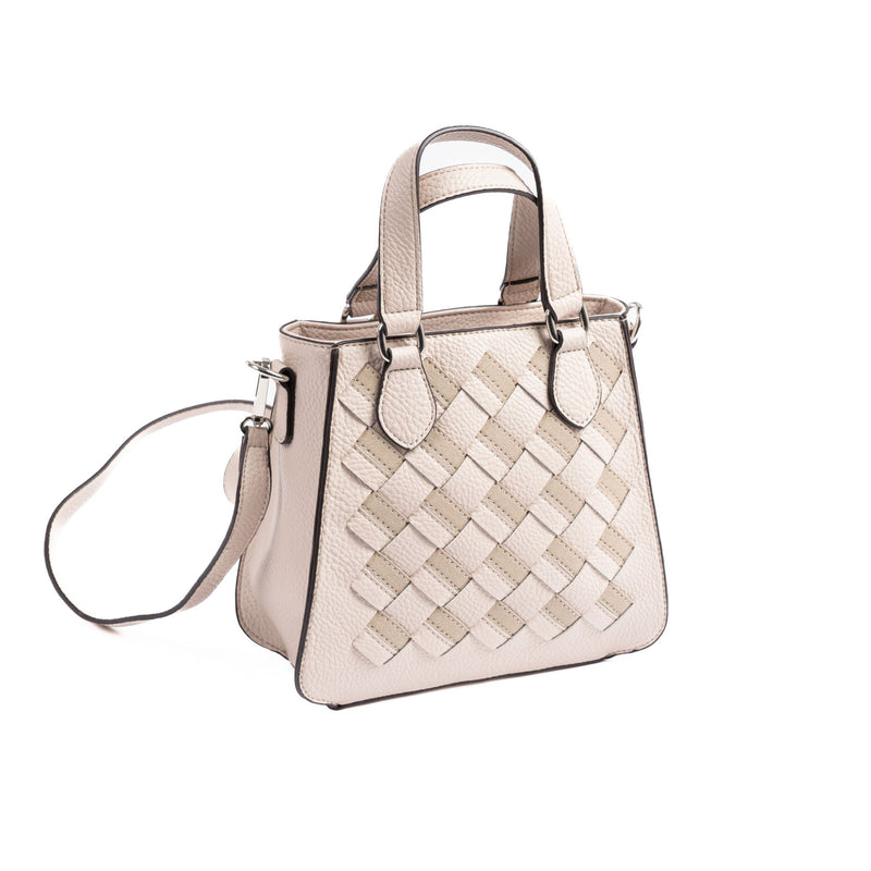 BOLSO DE MANO CON BANDOLERA, SERIE ROQUETAS. 22x20x12 CM - Matties Bags