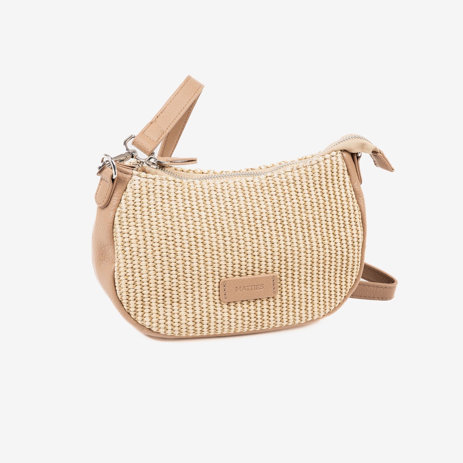 BOLSO DE MUJER, COLOR CAMEL, SERIE NIJAR. 22x14x07 CM - Matties Bags
