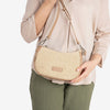 BOLSO DE MUJER, COLOR CAMEL, SERIE NIJAR. 22x14x07 CM - Matties Bags