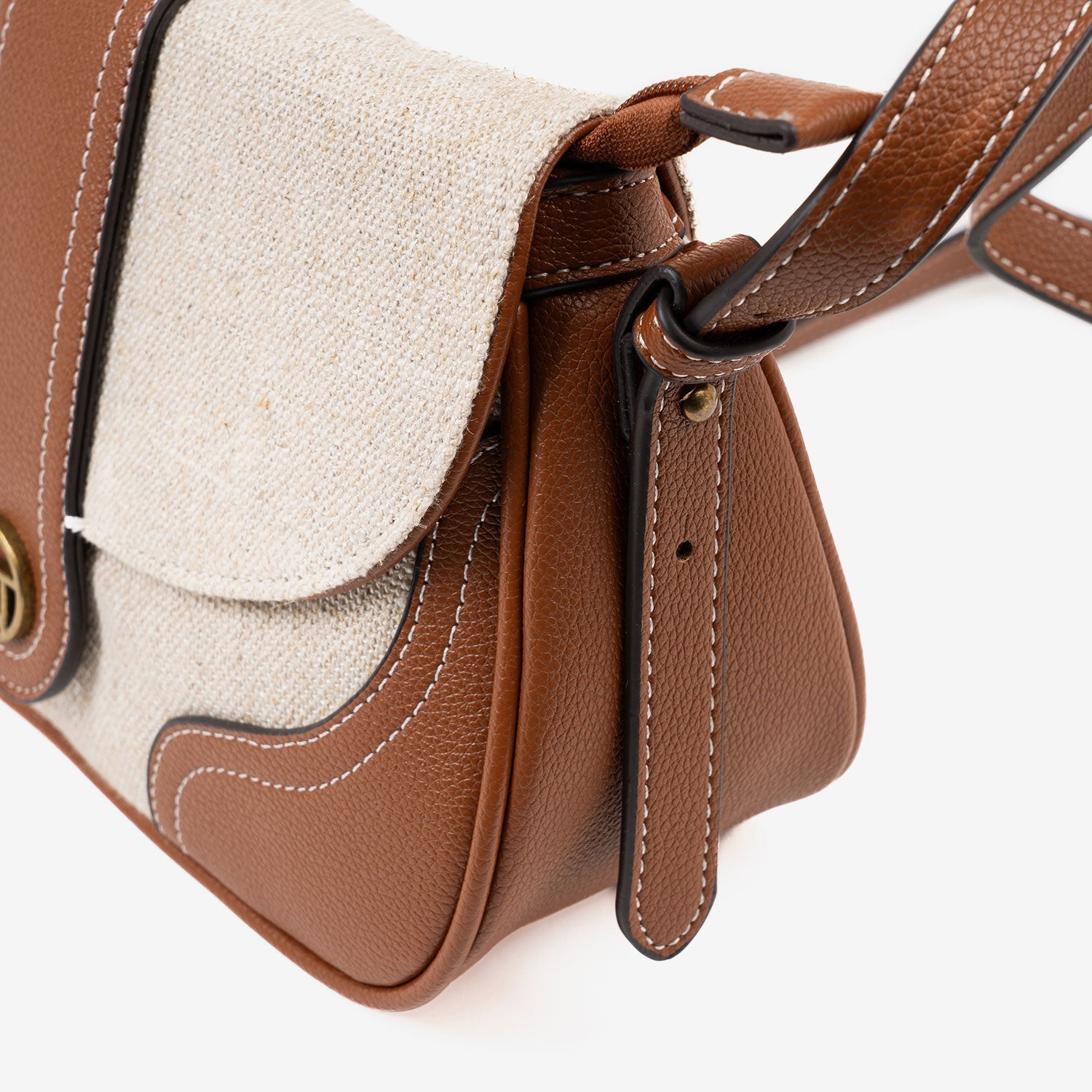 BOLSO DE MUJER, COLOR CUERO, SERIE GADOR. 27x16x10 CM - Matties Bags