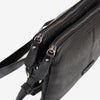 BOLSO DE MUJER, COLOR NEGRO - V, SERIE NEW CLASSIC. 24x16x07 CM - Matties Bags