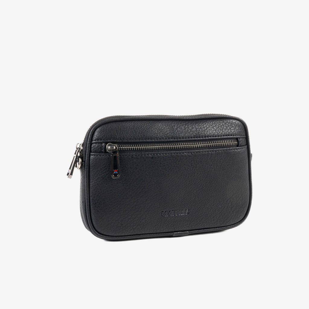 BOLSO PEQUEÑO DE MANO, COLOR Negro, COLECCIÓN NEW NAPPA. 21x14x2.5 cm - Matties Bags