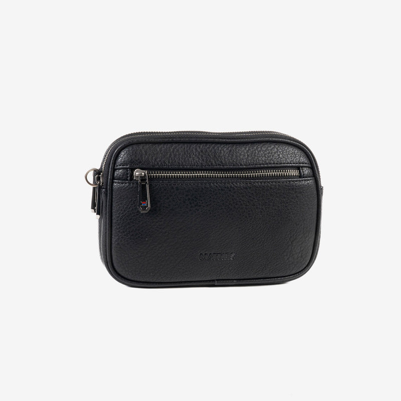 BOLSO PEQUEÑO DE MANO, COLOR Negro, COLECCIÓN NEW NAPPA. 21x14x4.5 cm - Matties Bags