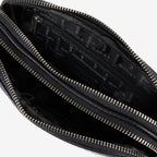 BOLSO PEQUEÑO DE MANO, COLOR Negro, COLECCIÓN NEW NAPPA. 21x14x4.5 cm - Matties Bags