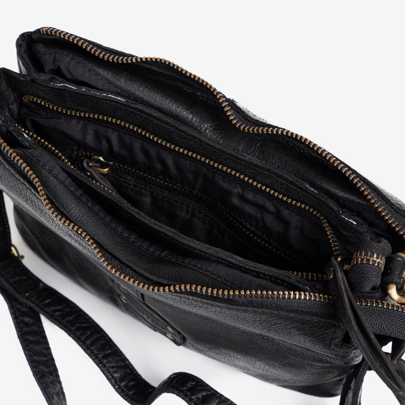 BOLSO PIEL LAVADA PARA MUJER, 24x17x06 CM - Matties Bags