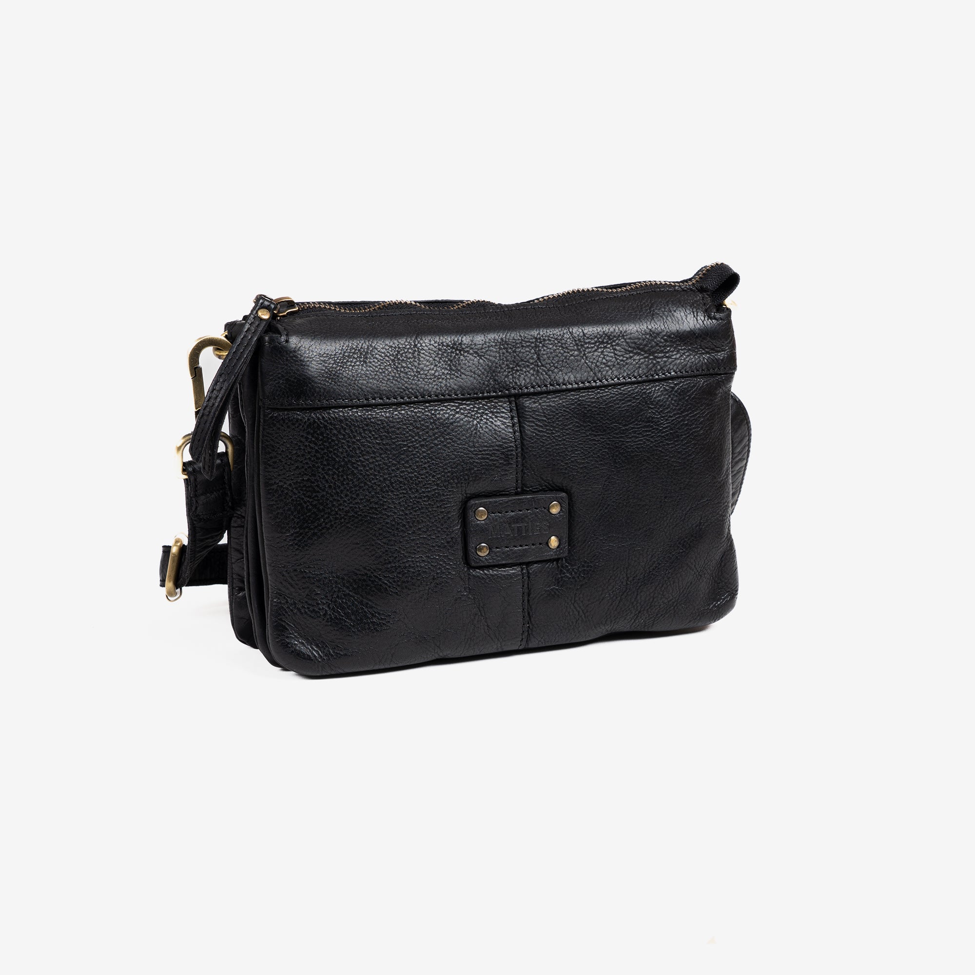 BOLSO PIEL LAVADA PARA MUJER, 24x17x06 CM - Matties Bags