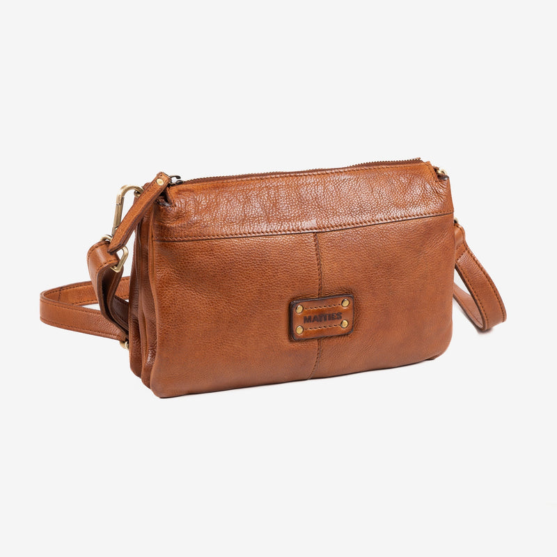 BOLSO PIEL LAVADA PARA MUJER, 24x17x06 CM - Matties Bags