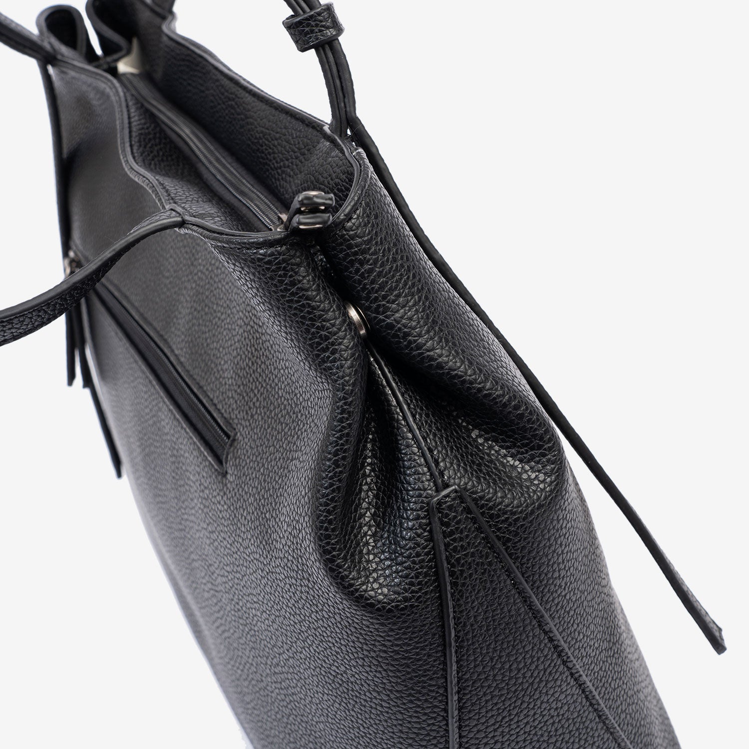 Bolso shopper cerrado con cremallera, Serie cozy. 37x27x12 cm - Matties Bags