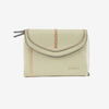 Cartera de piel para mujer, Serie stitch leather. 13.5x9.5 cm - Matties Bags