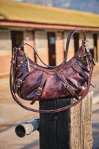 Shoulder bag with cross-body strap, Bergen Series. 29x20x10.5 cm