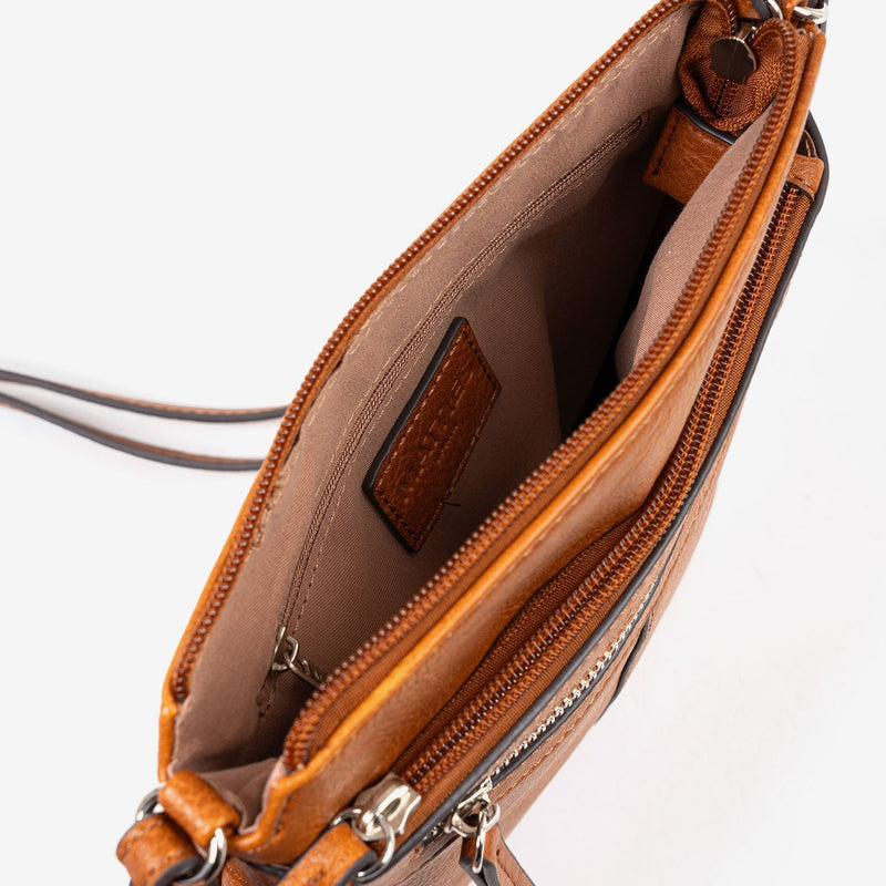 MINI BOLSO BANDOLERA PARA MUJER, SERIE MINIBAGS ESMERALDA. 21x21x6 cm - Matties Bags