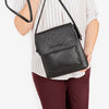 MINI BOLSO BANDOLERA PARA MUJER, SERIE MINIBAGS ESMERALDA. 22x22x6,5 cm - Matties Bags