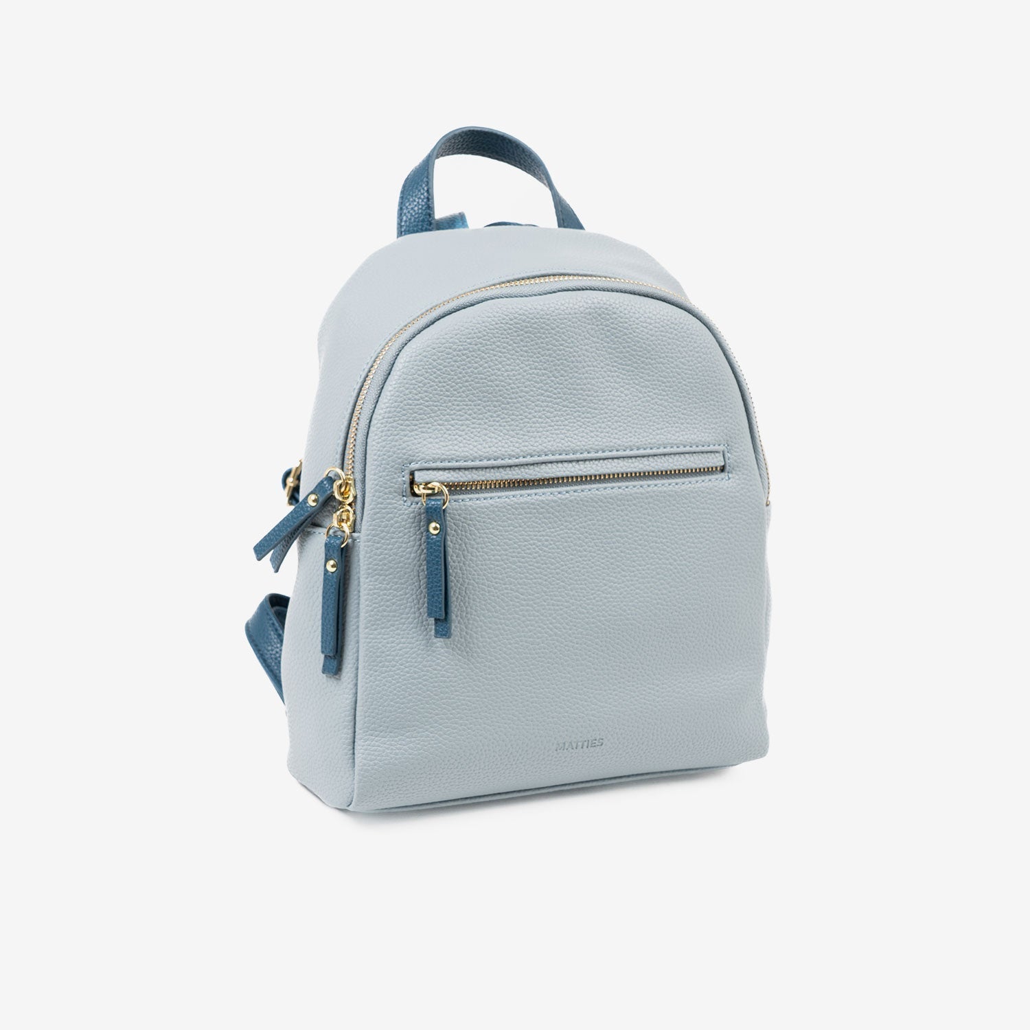 MOCHILA DE MUJER, COLOR AZUL, SERIE ADRA. 22.5x27.5x10 CM - Matties Bags