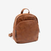MOCHILA DE MUJER, COLOR CUERO, SERIE ALMERIA. 22x26x10 CM - Matties Bags