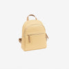 MOCHILA DE MUJER, COLOR MOSTAZA, SERIE ADRA. 22.5x27.5x10 CM - Matties Bags