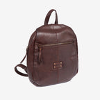 MOCHILA PIEL LAVADA PARA MUJER, 24x31x09 CM - Matties Bags