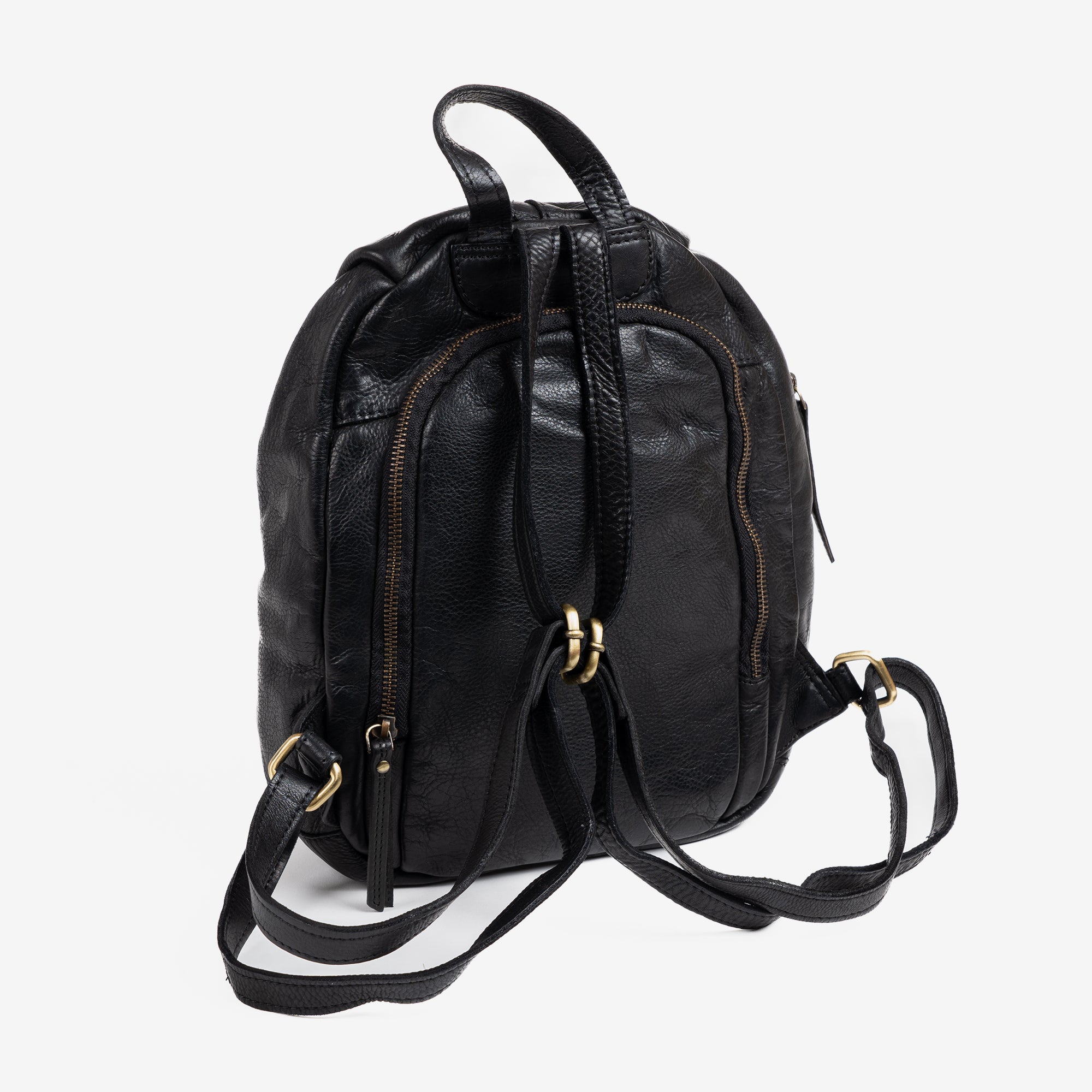 MOCHILA PIEL LAVADA PARA MUJER, 24x31x09 CM - Matties Bags