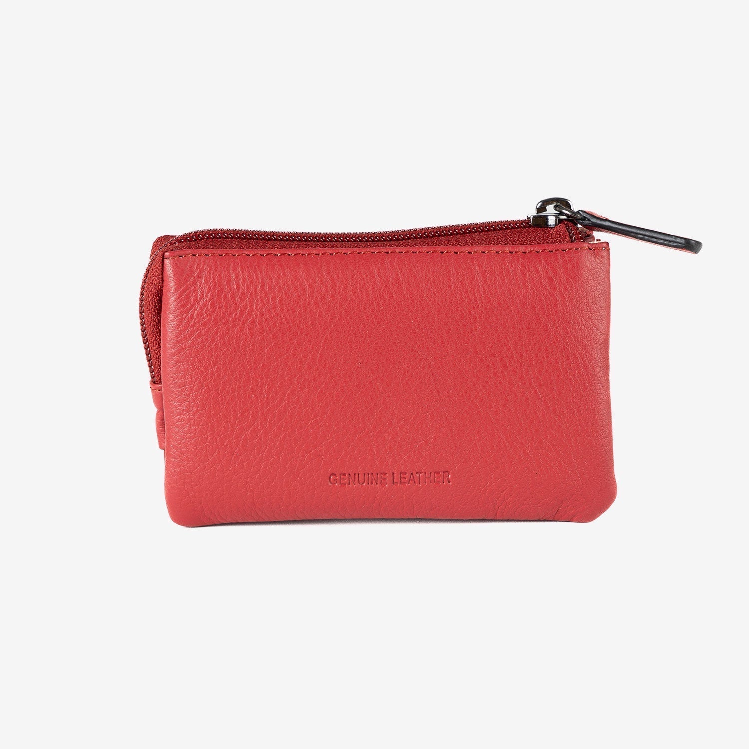 Monedero de piel para mujer, Serie line leather. 12x07 cm - Matties Bags