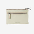 Monedero de piel para mujer, Serie stitch leather. 16x10 cm - Matties Bags