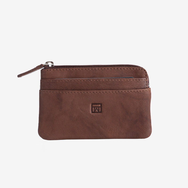 Monedero en piel natural para hombre, Serie ANTIC - NAPPA/LEATHER. DIMENSIONES: 11x7 cm - Matties Bags