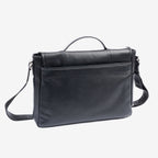 Portafolios para hombre , color negro, Serie Pioneer Leather. 39x29x10 cm - Matties Bags