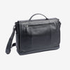 Portafolios para hombre , color negro, Serie Pioneer Leather. 39x29x10 cm - Matties Bags