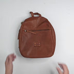 Mochila de piel natural