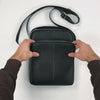 CROSSBODY BAG FOR MEN, COLOR Black, NEW NAPPA COLLECTION. 23x29x07 cm