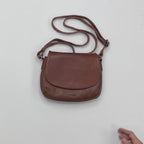 Bolso bandolera de piel natural Eva