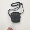 Men's crossbody bag, leather color, Classic Sport Series. 13.5x16 cm