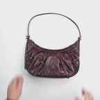 Shoulder bag with cross-body strap, Bergen Series. 29x20x10.5 cm