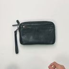 Men's handbag, brown, Nappa Collection. 24x15x05cm