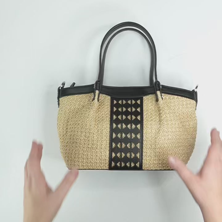 Bolso de mano con bandolera Ties