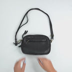 Bolso de piel natural con bandolera