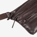 RIÑONERA PARA HOMBRE, COLECCIÓN COW SILKY/LEATHER. 28x15.5 cm - Matties Bags