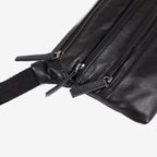 RIÑONERA PARA HOMBRE, COLECCIÓN COW SILKY/LEATHER. 28x15.5 cm - Matties Bags