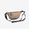 Riñonera para hombre , color marrón, Serie Lona. 30x13 cm - Matties Bags