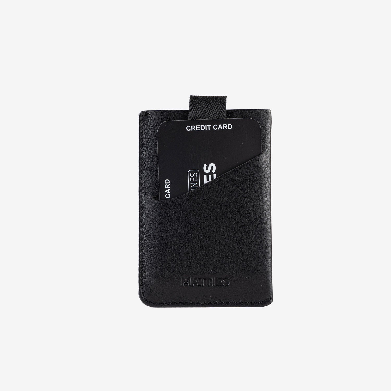 Tarjetero de piel para hombre, Serie spongy/leather. 7x10.5 cm - Matties Bags