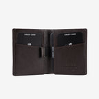 Tarjetero de piel para hombre, Serie spongy/leather. 8.5x10 cm - Matties Bags