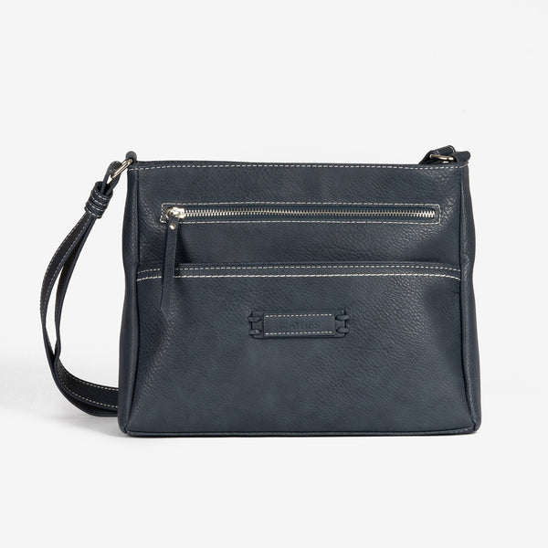 Blue cross body bag, Classic Collection