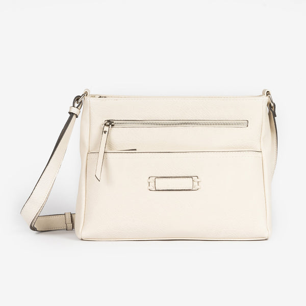 Beig cross body bag, Classic Collection