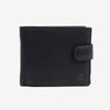 Billetero negro, Colección Billeteros piel Wash. 11x9 cm