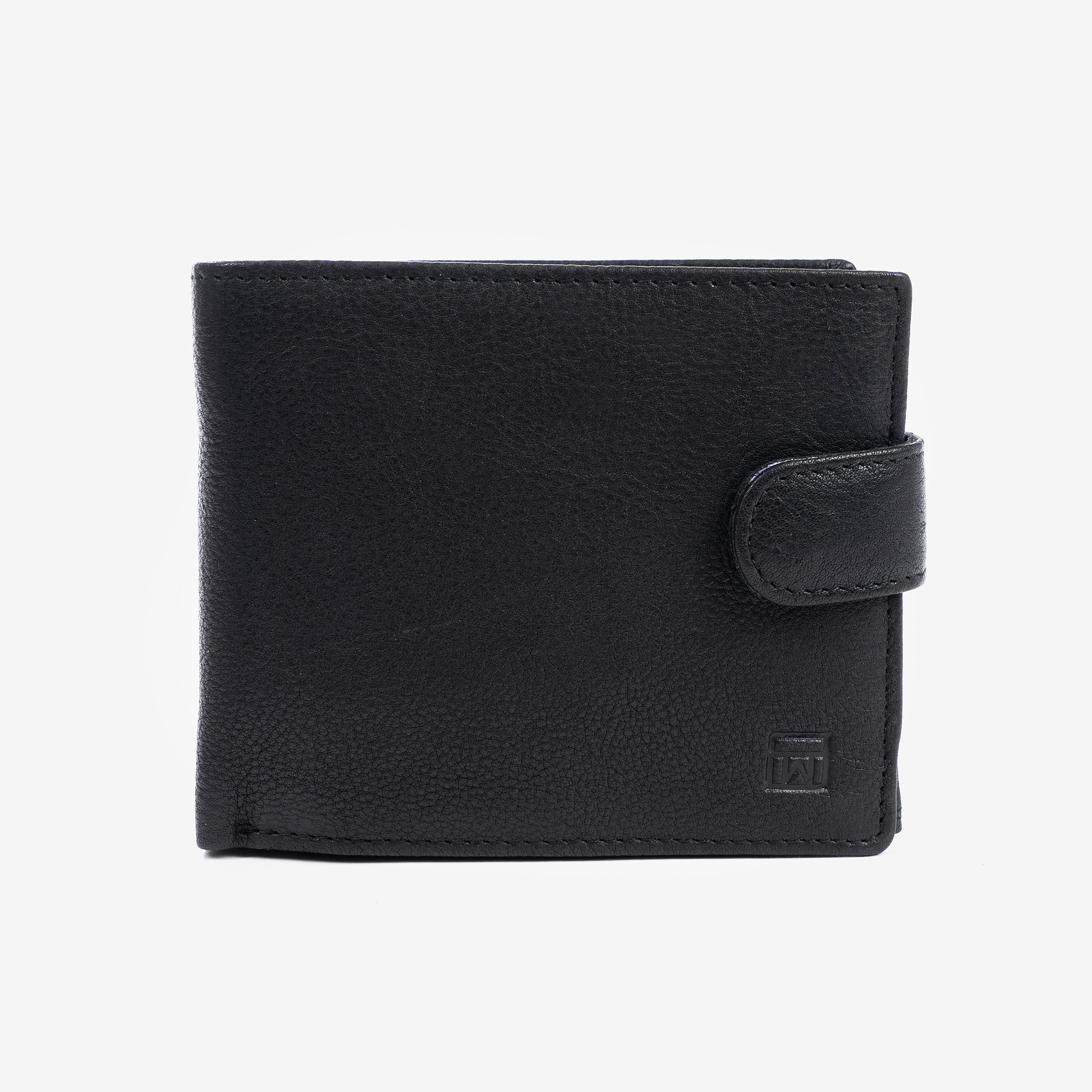 Black wallet, Wash leather Wallet Collection. 11x9 cm