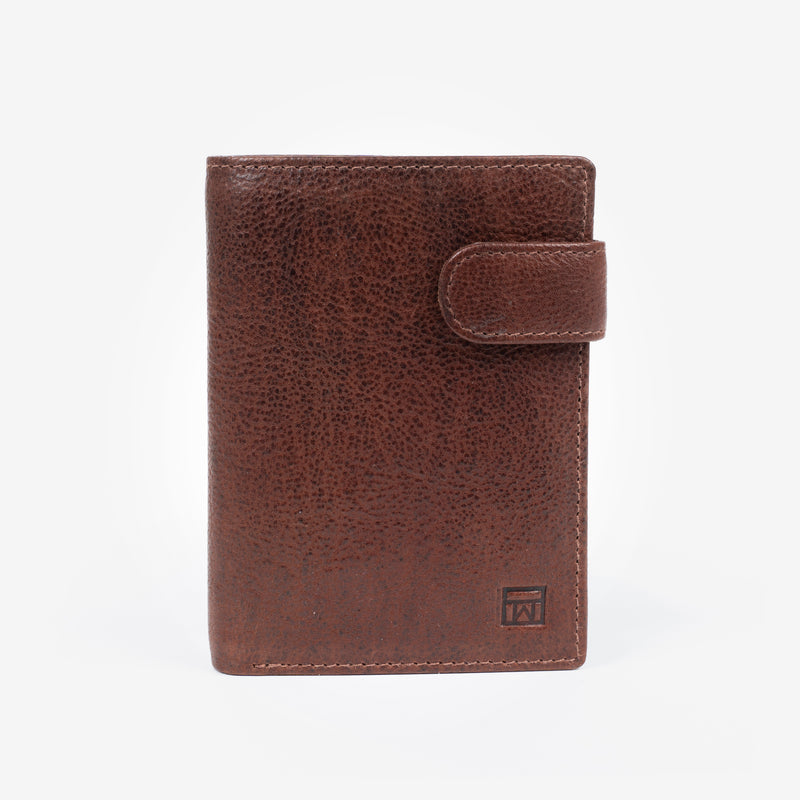 Tan leather wallet, Collection Wash Leather