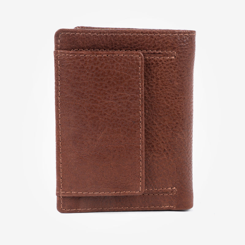 Tan leather wallet, Collection Wash Leather