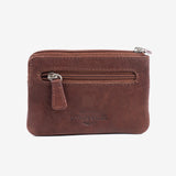 Monedero, color cuero, Colección Billeteros piel Wash