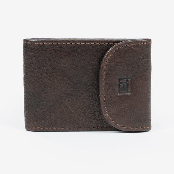Small brown leather wallet, Wash Leather Wallets Collection