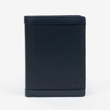 Leather wallet, blue color, Caribu Leather Collection