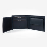 Wallet, blue, Collection Caribu Leather
